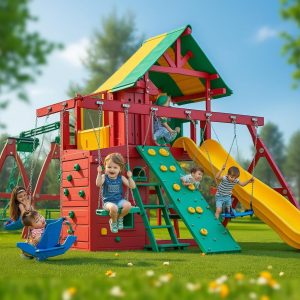 deluxe outdoor adventure playset