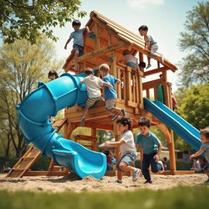 outdoor adventure playset